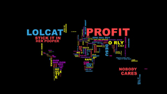 Typography Maps wordcloud