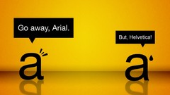 Typography minimalistic Helvetica