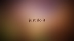 Typography motivation Nike blurred inspiration just do it 