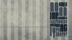 Typography motivation stripes rules