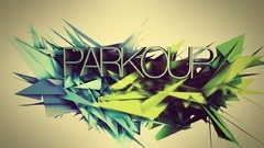 Typography parkour 3d