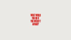 Typography questions scared minimalistic Simple Background