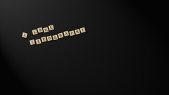 Typography scrabble