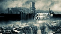 Typography waterfalls apocalyptic motivation chance monochrome 