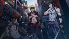 Uchiha sasuke inuzuka kiba uzumaki naruto naruto shippuden 