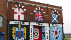 Uda mural in shankill