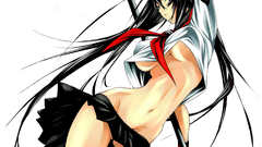 Underboobs Simple Background anime