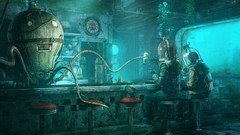 Underwater bars Deep Sea fantasy art