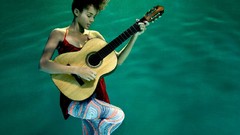 Underwater guitars musicians Ayo