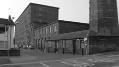 United Kingdom roads cities cumbria grayscale carlisle