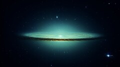 universe Space Sombrero Galaxy space art galaxy digital art