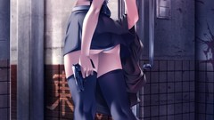 Upskirt anime girls Rezi