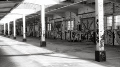 Urban exploration trains train stations