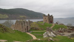 Urquhart castle high architecture