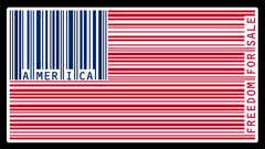 USA barcode lines American