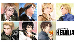 USA Italy drawings Anime