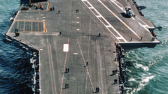 Uss Enterprise underway high