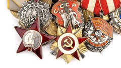 USSR medal Red Star Soviet soviet union Soviet Russia