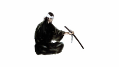 Vagabond Anime sword musashi Minimalism white background warrior