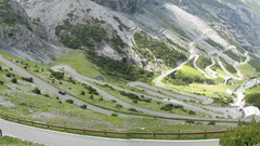 Valleys Italy roads Stelvio