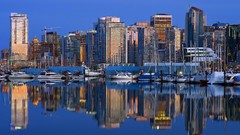 Vancouver Downtown British Columbia skylines harbours