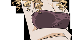 Vector curly hair oriana