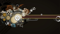 Vectors circles stripes