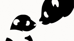 Vectors panda bears
