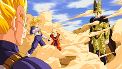 Vegeta Cell trunks Dragon