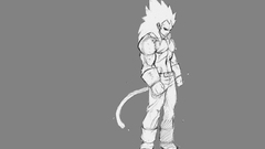 Vegeta minimalistic Dragon Ball