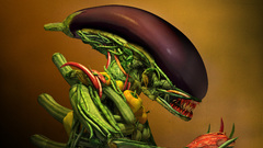 Vegetables alien