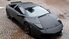 Vehicles lamborghini murcielago black cars matte colored