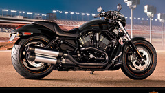 Vehicles motorbikes Harley-Davidson night