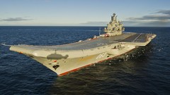 Vehicles Russian Navy Admiral Kuznetsov aircraft carriers.
