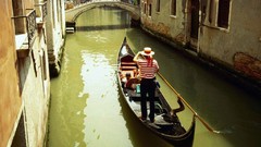 Venice Italy gondol