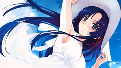 Video games blue hair