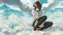 Video games clouds touhou