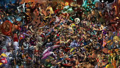 Video games comics artwork