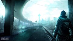 video games DEADLIGHT video game art cyan apocalyptic