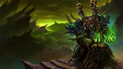 video games fantasy art world of warcraft PC gaming Gul'dan
