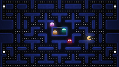 Video games ghosts pac-man