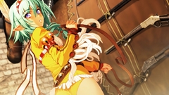 Video games green hair