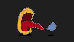 Video games minimalistic ghosts