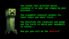 Video games Monsters text