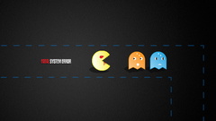 video games pacman clyde inky digital art humor video game art