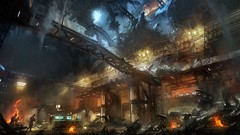 Video games ruins fire