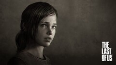 video games the last of us Ellie monochrome video game girls