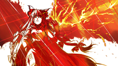 Video games touhou fire