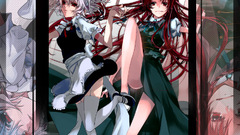 Video games touhou maids