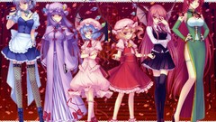 Video games touhou maids